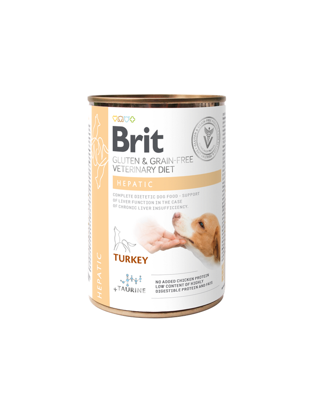 BRIT GF Veterinary Diets Dog Hepatic 400g - karma mokra dla psa