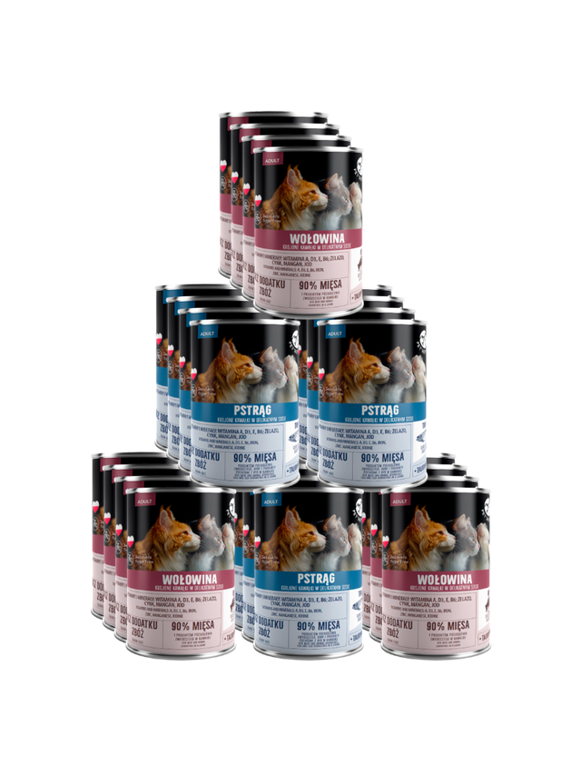 PetRepublic kawałki w sosie Mix smaków 24x400g