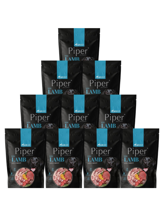 DOLINA NOTECI Piper dla psa z jagnięciną marchewką 10x 500g