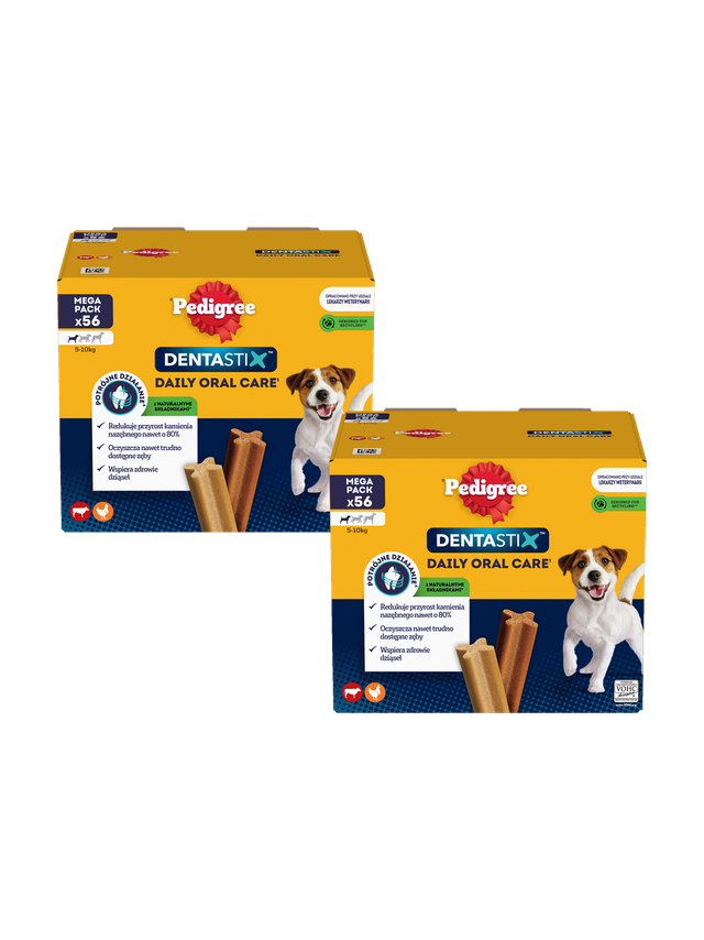 PEDIGREE Dentastix przysmaki dentystyczne dla psa małe rasy 2x56 szt