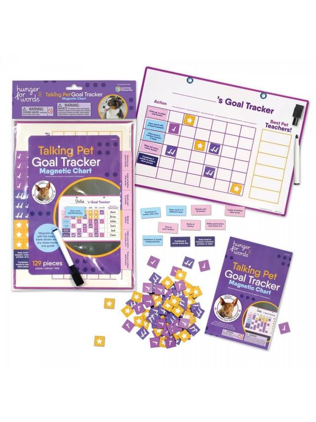 Hunger for Words TALKING PET Goal Tracker Tablica do śledzenia postępów