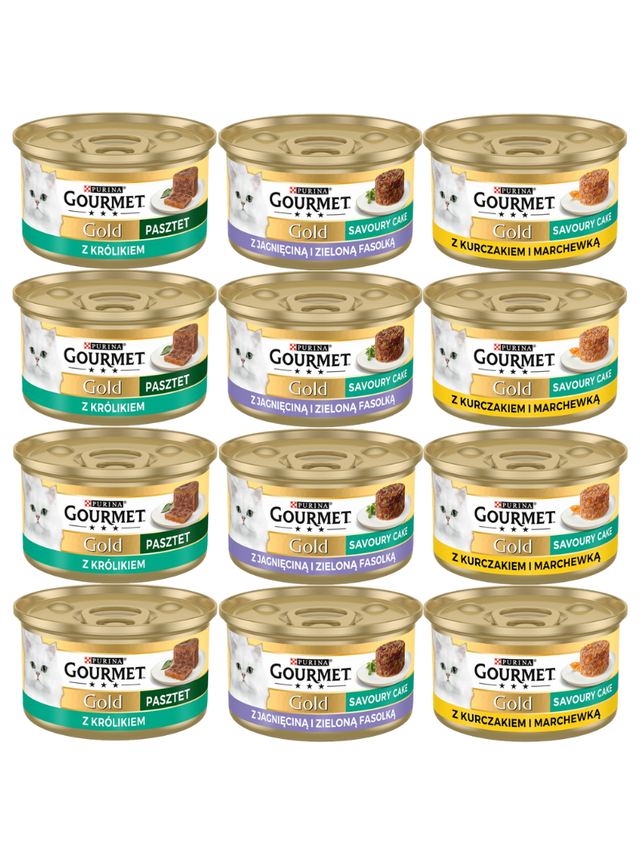Purina Gourmet Gold Mis Smaków 48x85g