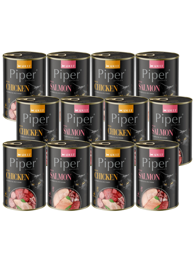 DOLINA NOTECI Piper dla kota Mix Smaków 12x400g