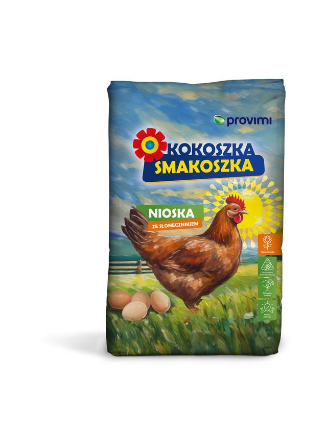Kokoszka Smakoszka Nioska ze słonecznikiem 25kg