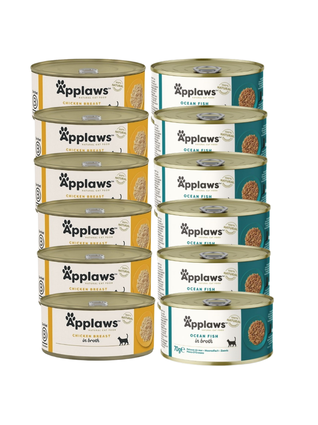 Applaws Cat Mix Smaków 12x70g PUSZKA