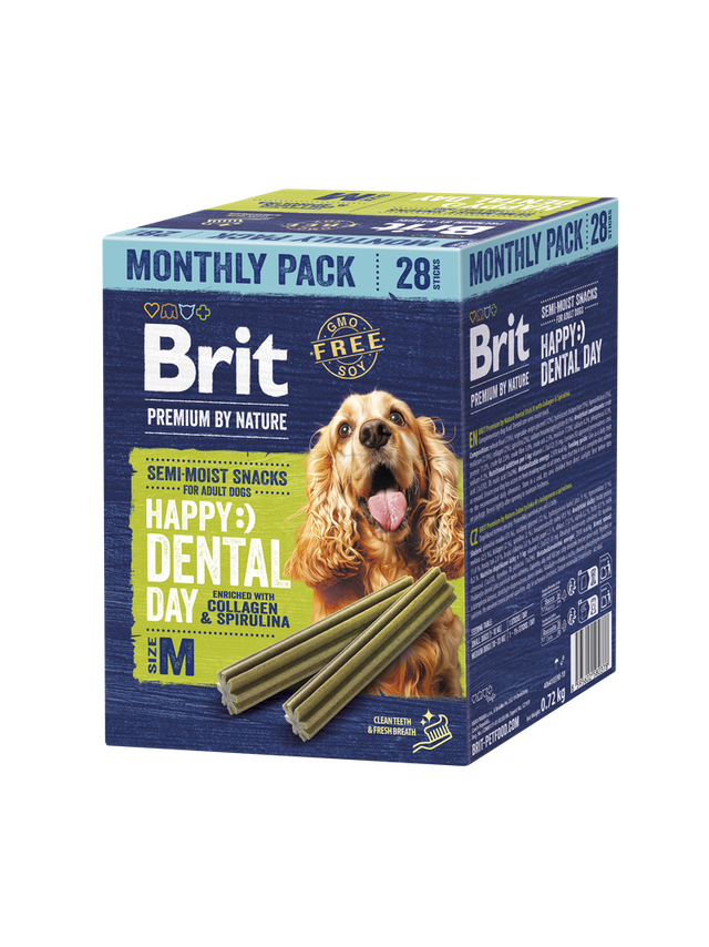 Brit Premium by Nature Dog Dental Snacks M, 28szt