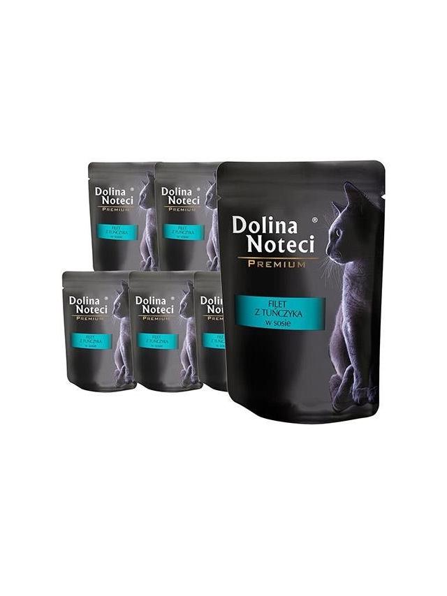 Dolina Noteci Premium filet z tuńczyka dla kotów 10x85g
