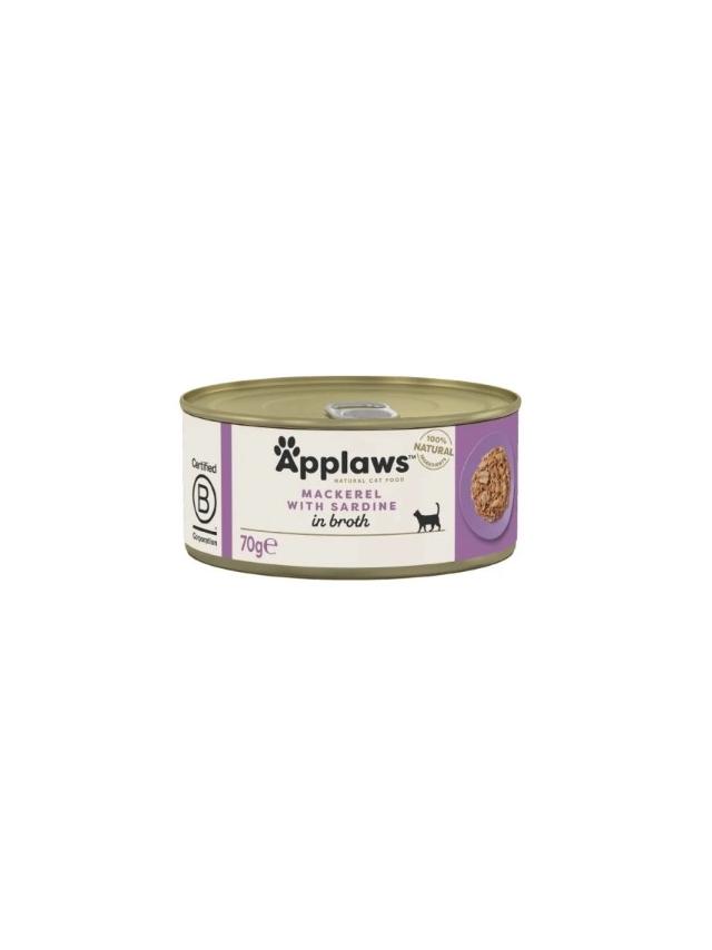 Applaws Cat Makrela i sardynki 70g PUSZKA