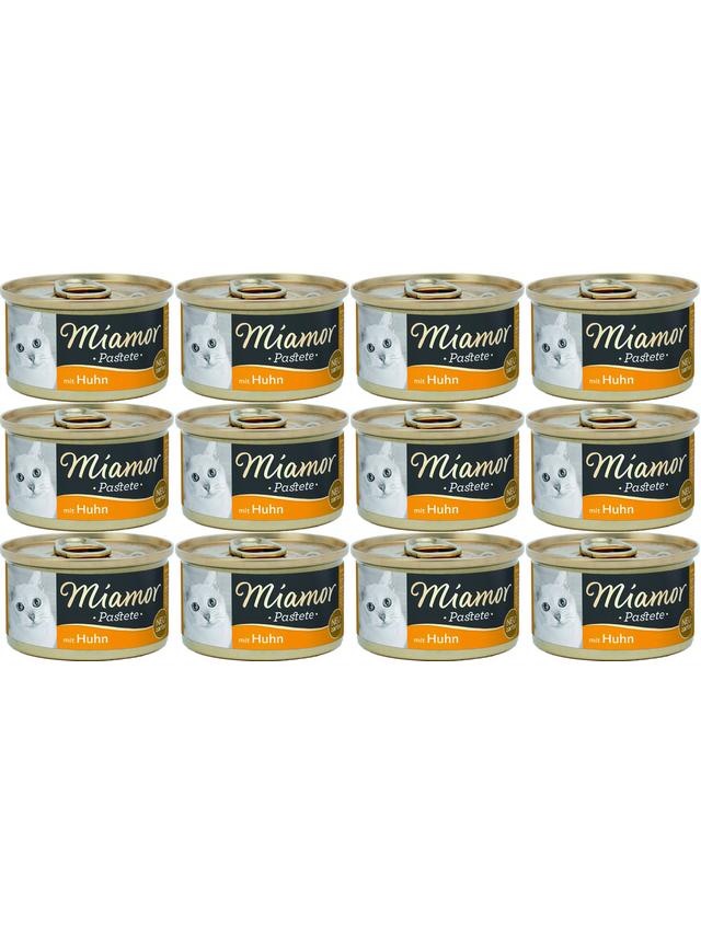 Miamor Pastete kurczak 12x85g puszka