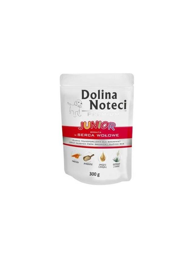 Dolina Noteci PREMIUM Junior bogata w serca wołowe 300g