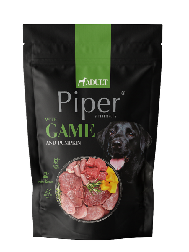 DOLINA NOTECI Piper dla psa z dziczyzną i dynią 500g