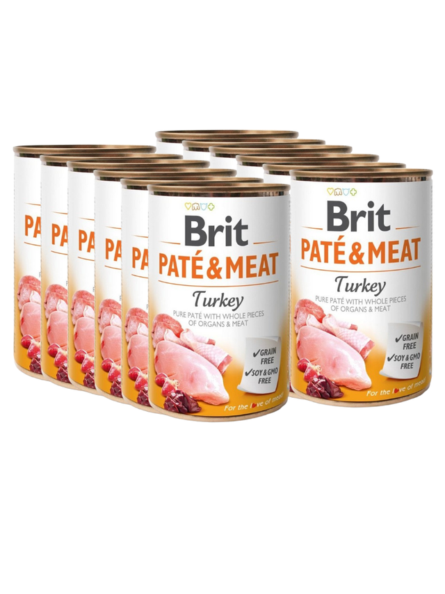 BRIT PATE & MEAT TURKEY 12x400g