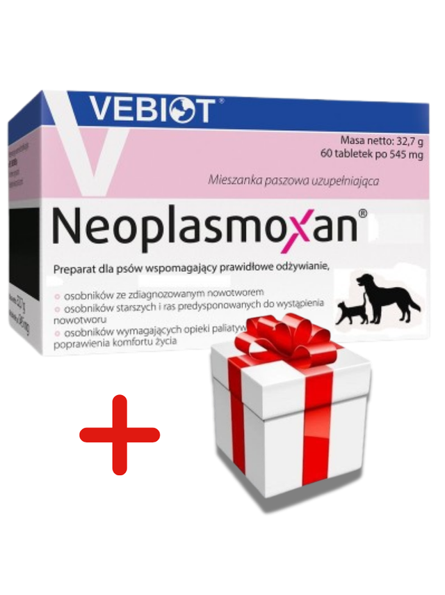 VEBIOT Neoplasmoxan 60 tabletek + NIESPODZIANKA DLA PSA GRATIS!!