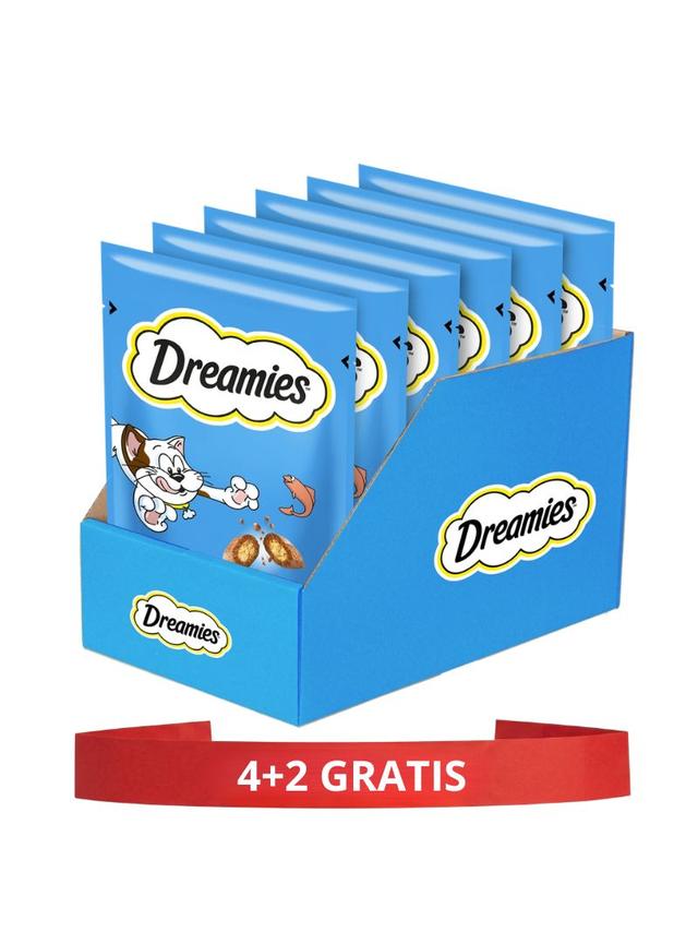 DREAMIES 6x60g –przysmak dla kota, o smaku wybornego łososia