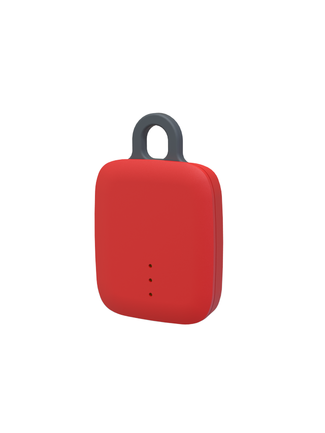 NotiOne go! - lokalizator bluetooth kolor czerwony