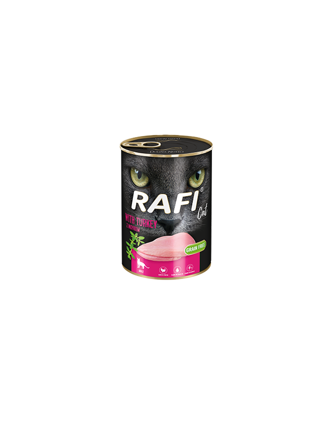 RAFI Cat Adult z indykiem 400g