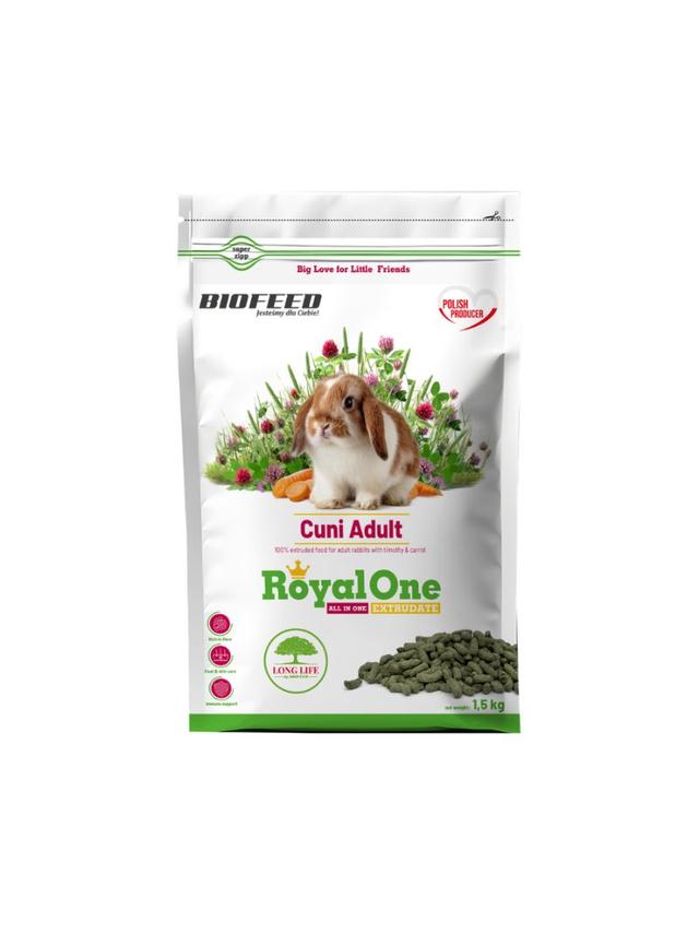 Bioofeed ROYAL ONE CUNI ADULT 1,5kg Karma dla królika