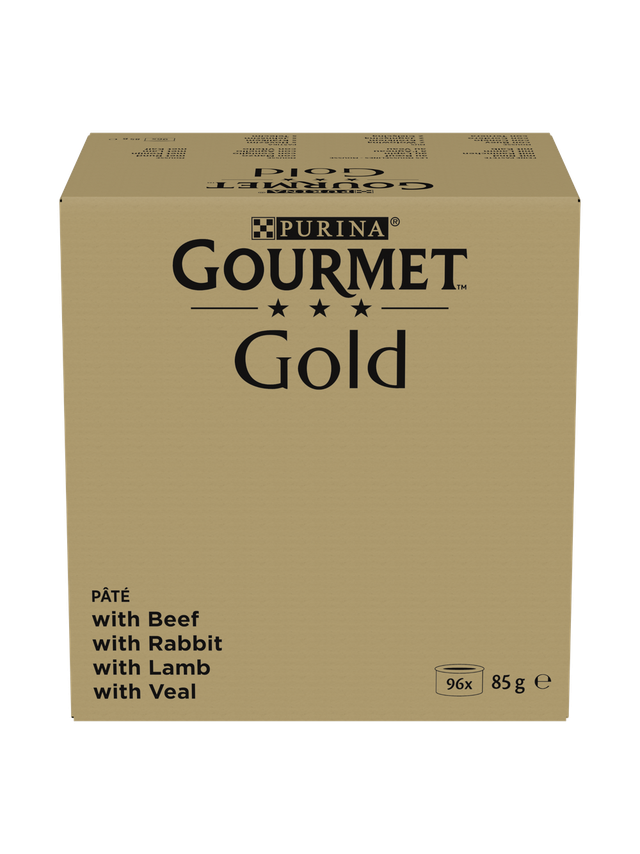 Purina Gourmet Gold Mus mix 96x85g (wołowina, królik, jagnięcina, cielęcina)