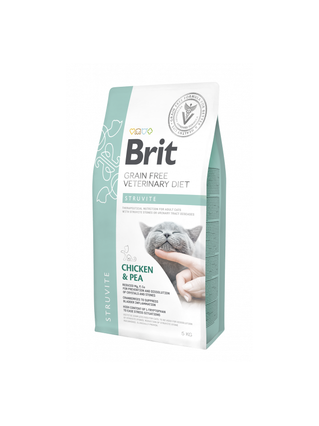 Brit gf veterinary diets cat Struvite 5kg
