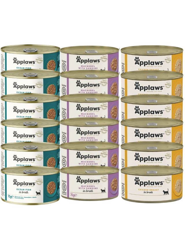 Applaws Cat Mix Smaków  18x70g PUSZKA