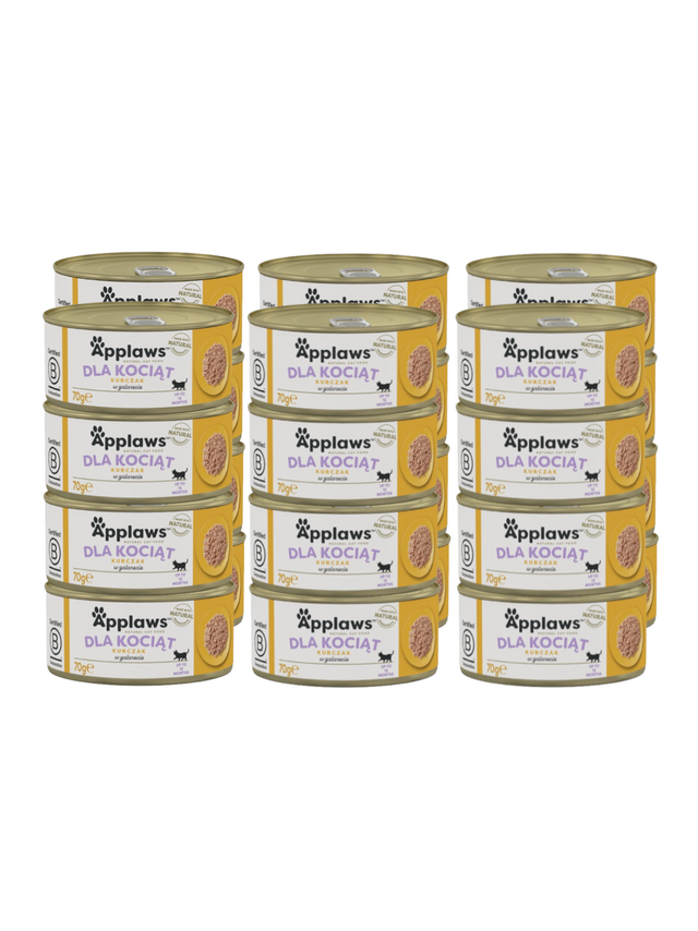 Applaws Cat Kitten Kurczak dla kociąt 24x70g PUSZKA