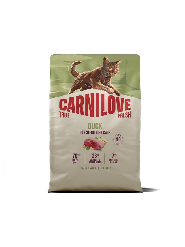 Carnilove True Fresh Cat Duck for Sterilised Adult 6 kg