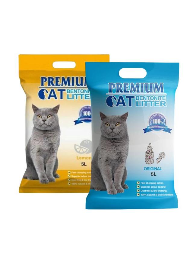 Premium Cat Żwirek Bentonitowy Zbrylający - Mix 2x5L