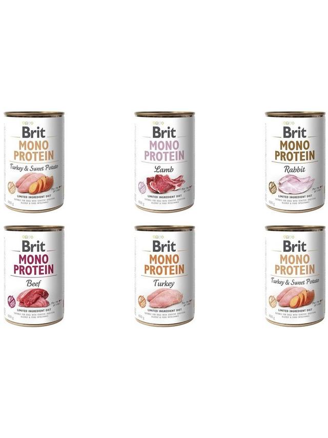 BRIT MONO PROTEIN MIX SMAKÓW 30x400g