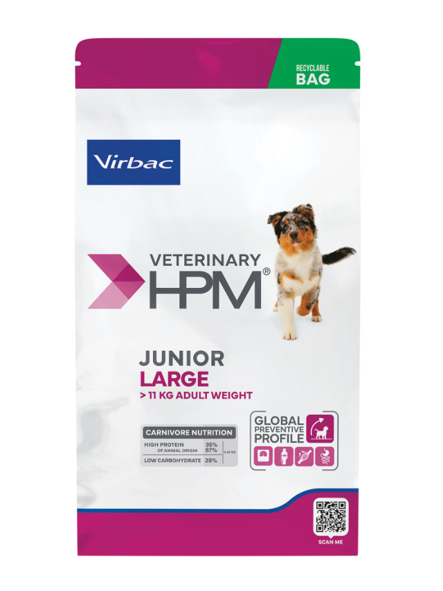 VIRBAC Junior Large Dog 12kg karma sucha dla młodych psów ras dużych