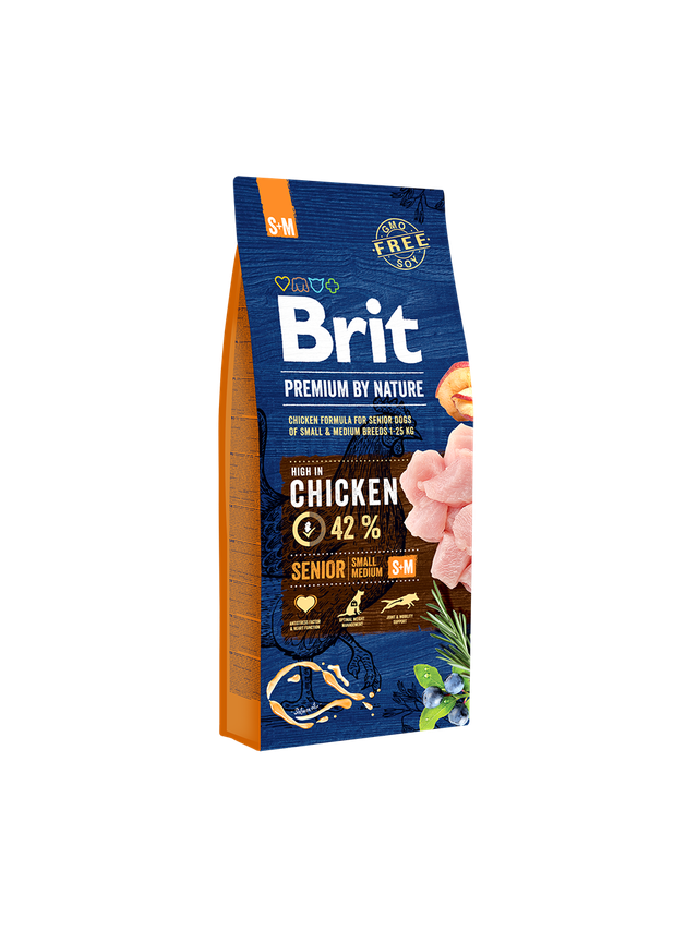 BRIT Premium By Nature Senior S+M 15kg