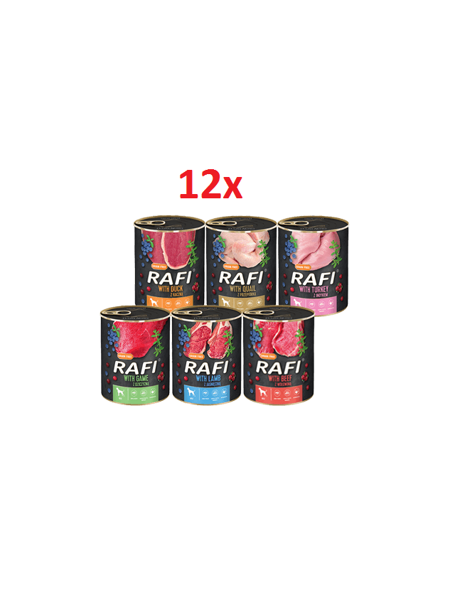 DOLINA NOTECI Rafi dla psa mix 12x800g