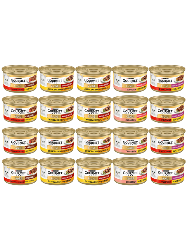 Purina Gourmet Gold Mix Smaków w sosie 72x85g