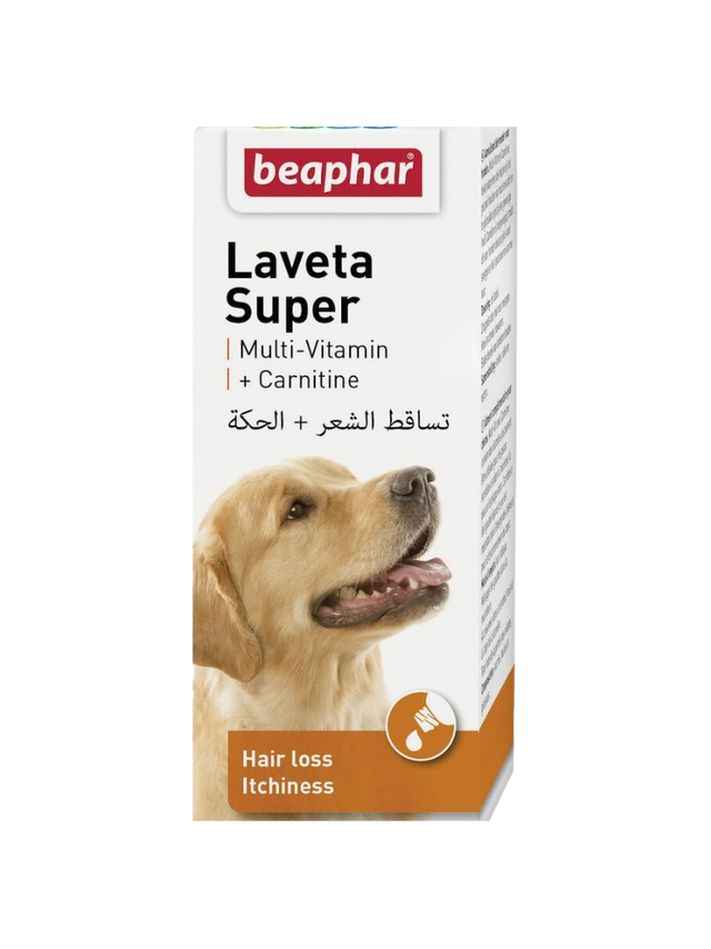 Beaphar LAVETA SUPER DOG 50ML - preparat poprawiający kondycję sierści dla psów