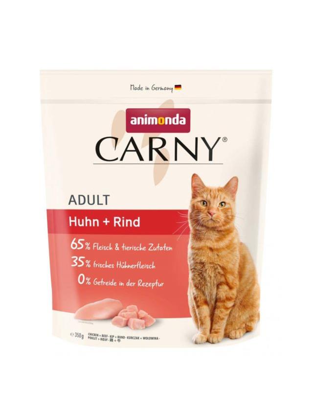 ANIMONDA Cat Carny Adult karma sucha dla kota Kurczak Wołowina 350g