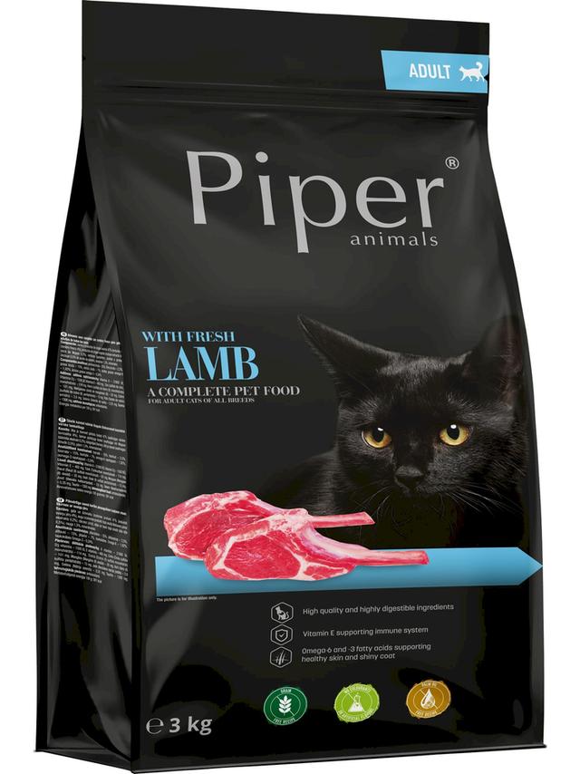 DOLINA NOTECI Piper Animals z jagnięciną dla kotów 3kg