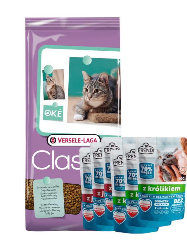 VERSELE-LAGA Classic Cat Variety 10kg + Frendi 6x100g