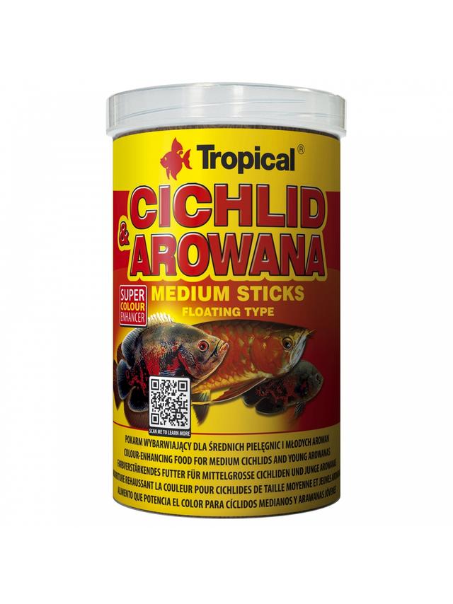 CICHLID & AROWANA MEDIUM STICKS 1000ML/360G