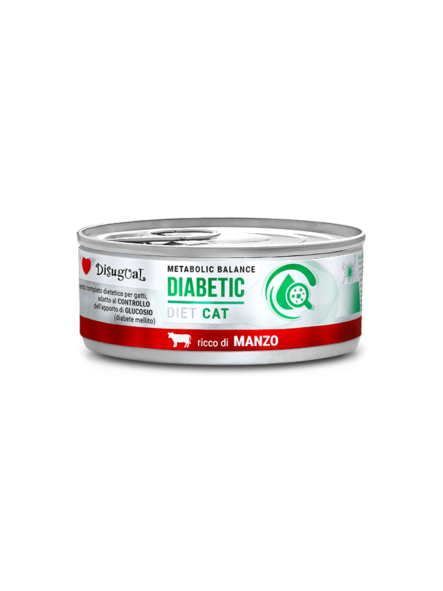 Disugual Karma mokra dla kota Weterynaryjna DIABETIC wołowina 85g