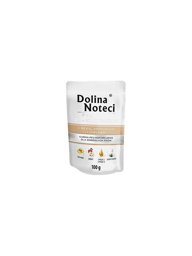 Dolina Noteci PREMIUM dla psów małych ras  z gęsią ziemniakami i jabłkiem 100 g