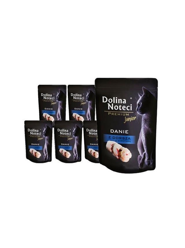 Dolina noteci Premium danie z dorsza z sardynką – junior 10x85g