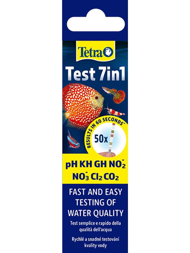 TETRA Test 7in1 Paski testowe do wody w akwarium 50szt.