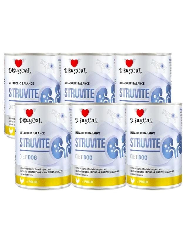 Disugual Karma mokra dla psa Weterynaryjna STRUVITE kurczak (dorosły) 6x400g