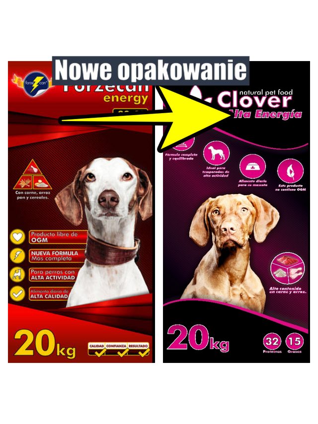 Forzecan Energy 51% mięsa BezGMO 18,8kg / Opakowanie uszkodzone (6344) !!!!!