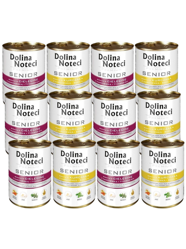 Dolina Noteci PREMIUM Senior Mix Smaków 12x400g