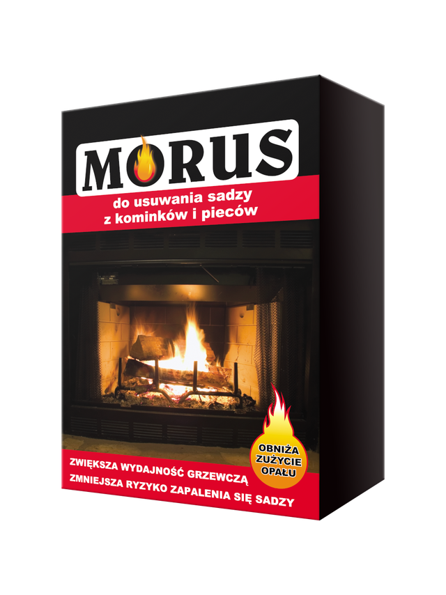 Bros - Morus - proszek do usuwania sadzy z  kominków i pieców 900G