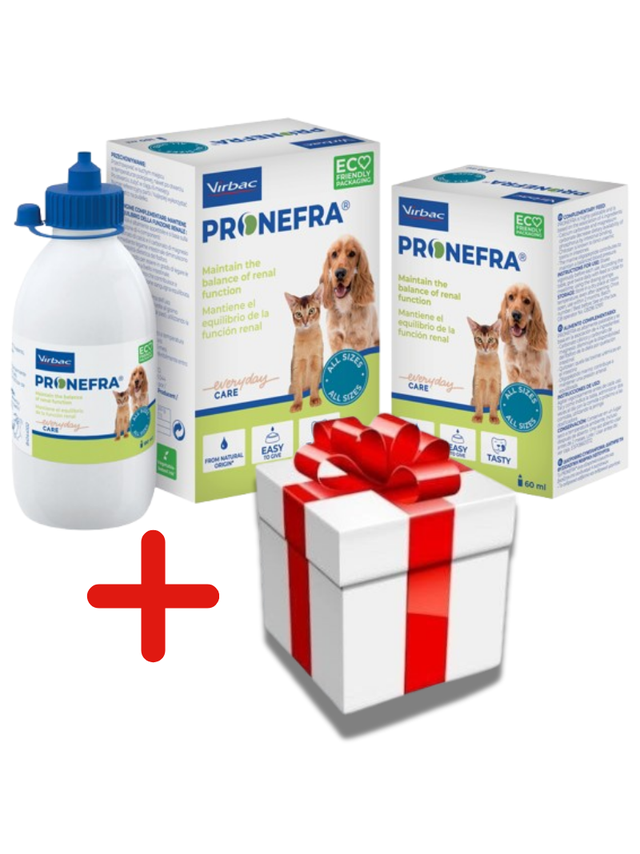 Virbac Pronefra 180ml + NIESPODZIANKA DLA KOTA GRATIS!!