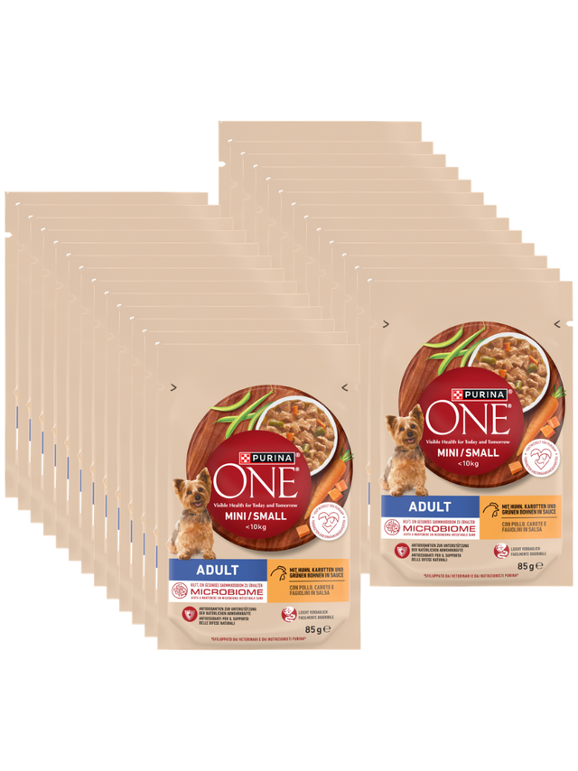 PURINA ONE Adult Mini/Small Karma dla dorosłych psów 26x85g