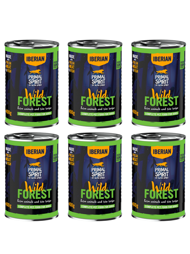 PRIMAL SPIRIT Iberian Wild Forest 6x400g puszka