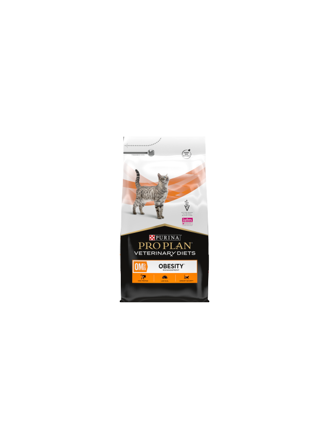 PRO PLAN Veterinary Diets OM St/Ox Obesity Management Karma sucha dla kota 5kg//Opakowanie uszkodzone (6611,8862) !!!