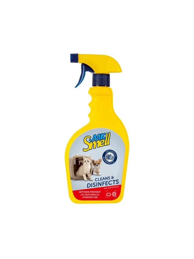 MR SMELL Cleans & disinfects 500ml do dezynfekcji powierzchni, klatek i transporterów
